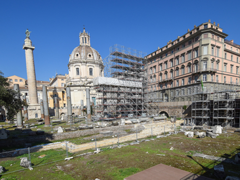 Monitoraggio timelapse Foro Traiano, Roma