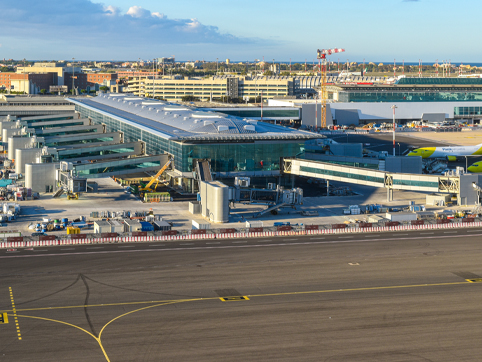 Monitoraggio timelapse Terminal 3 ADR, Aeroporto di Roma Fiumicino
